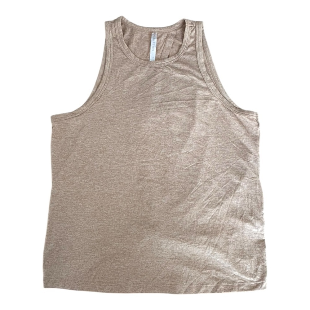 Fabletics Dry-Flex Open Back Twist Tank shorewood heather size XS workout tank